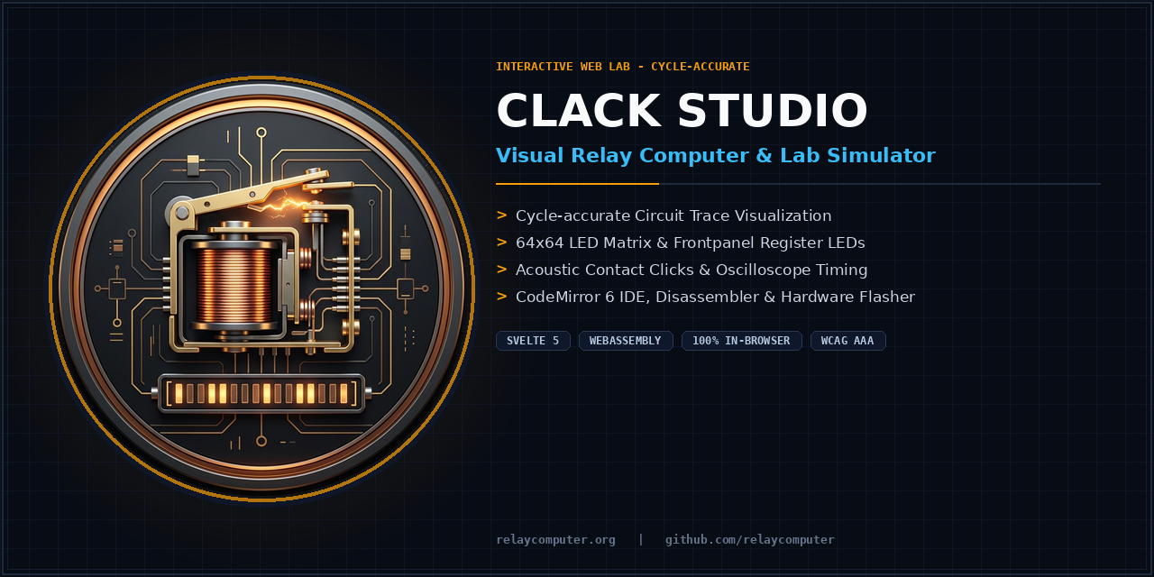 Clack Studio Cycle-Accurate Simulator Interface